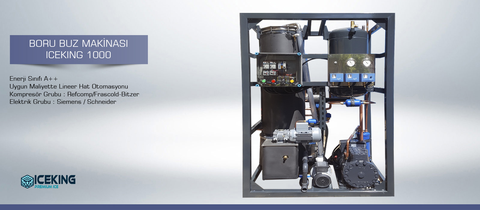 BORU BUZ MAKİNASI - ICEKING 1000