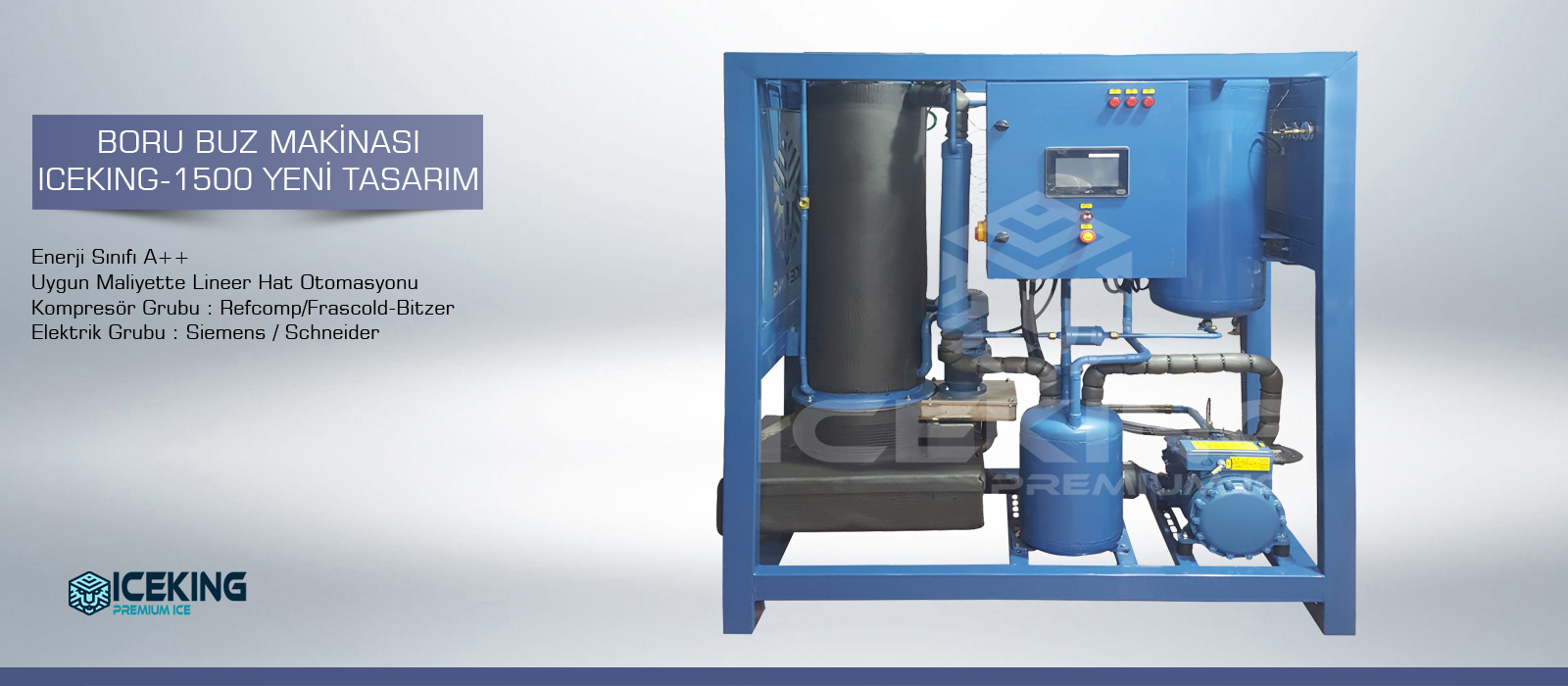 BORU BUZ MAKİNASI - ICEKING 1500