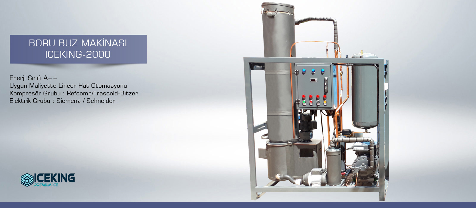 BORU BUZ MAKİNASI - ICEKING 2000