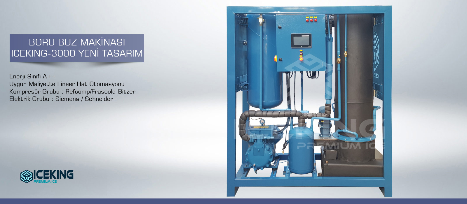 BORU BUZ MAKİNASI - ICEKING 3000