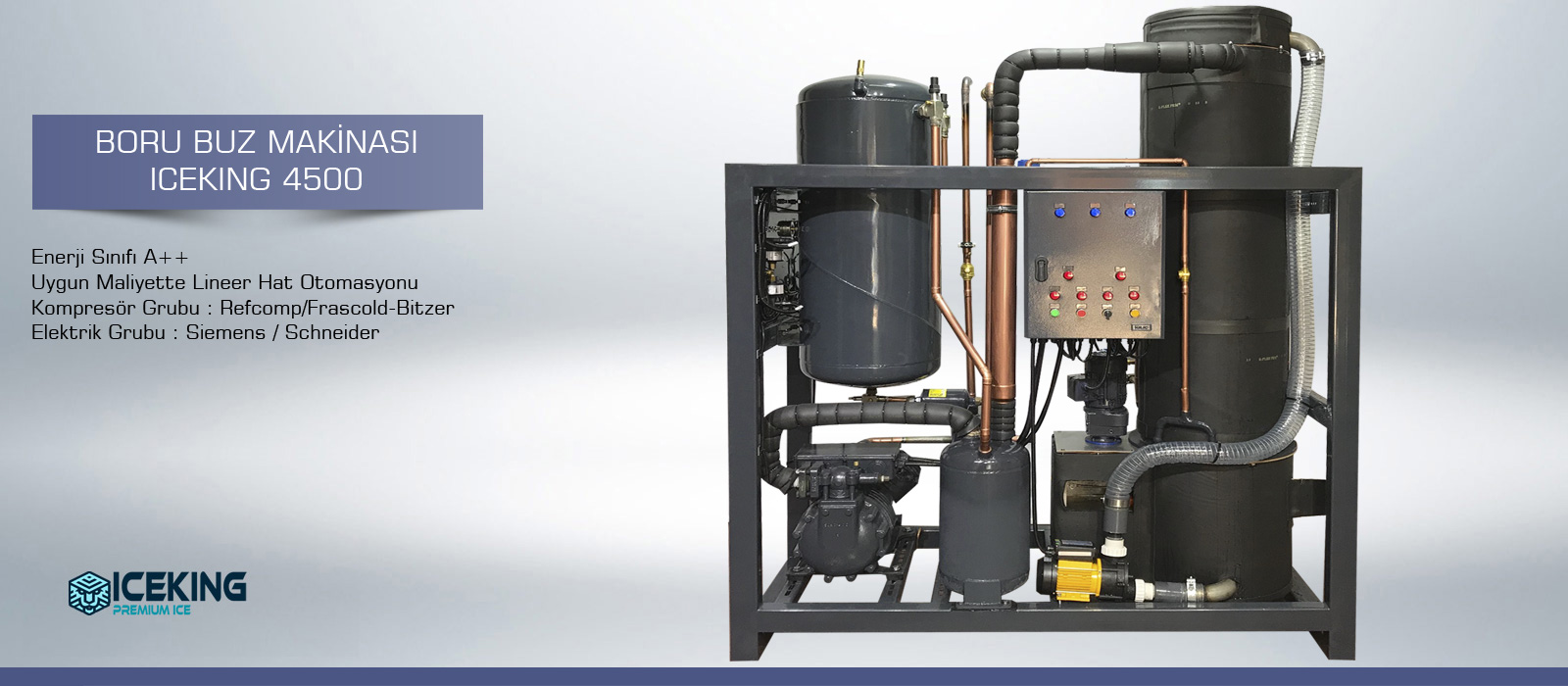 BORU BUZ MAKİNASI - ICEKING 4500
