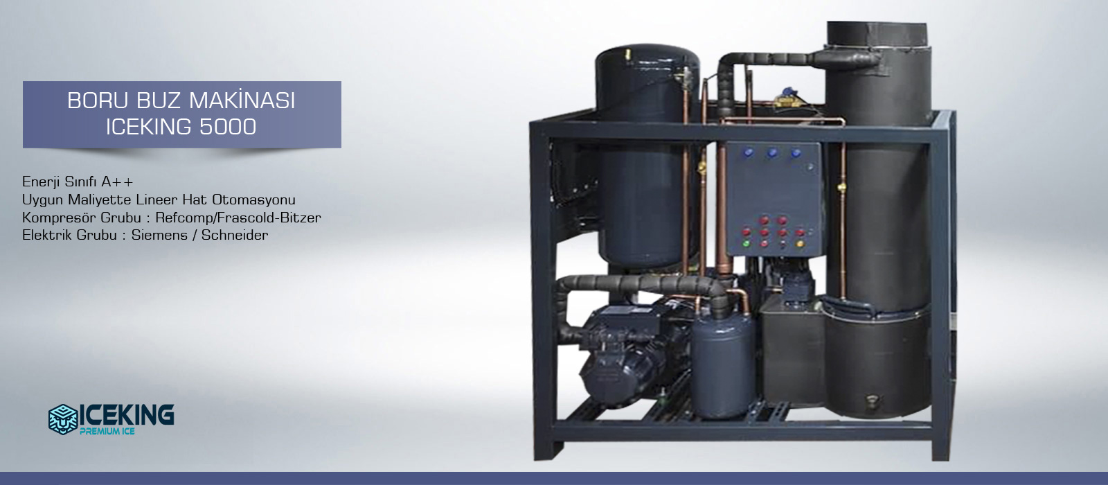 BORU BUZ MAKİNASI - ICEKING 5000